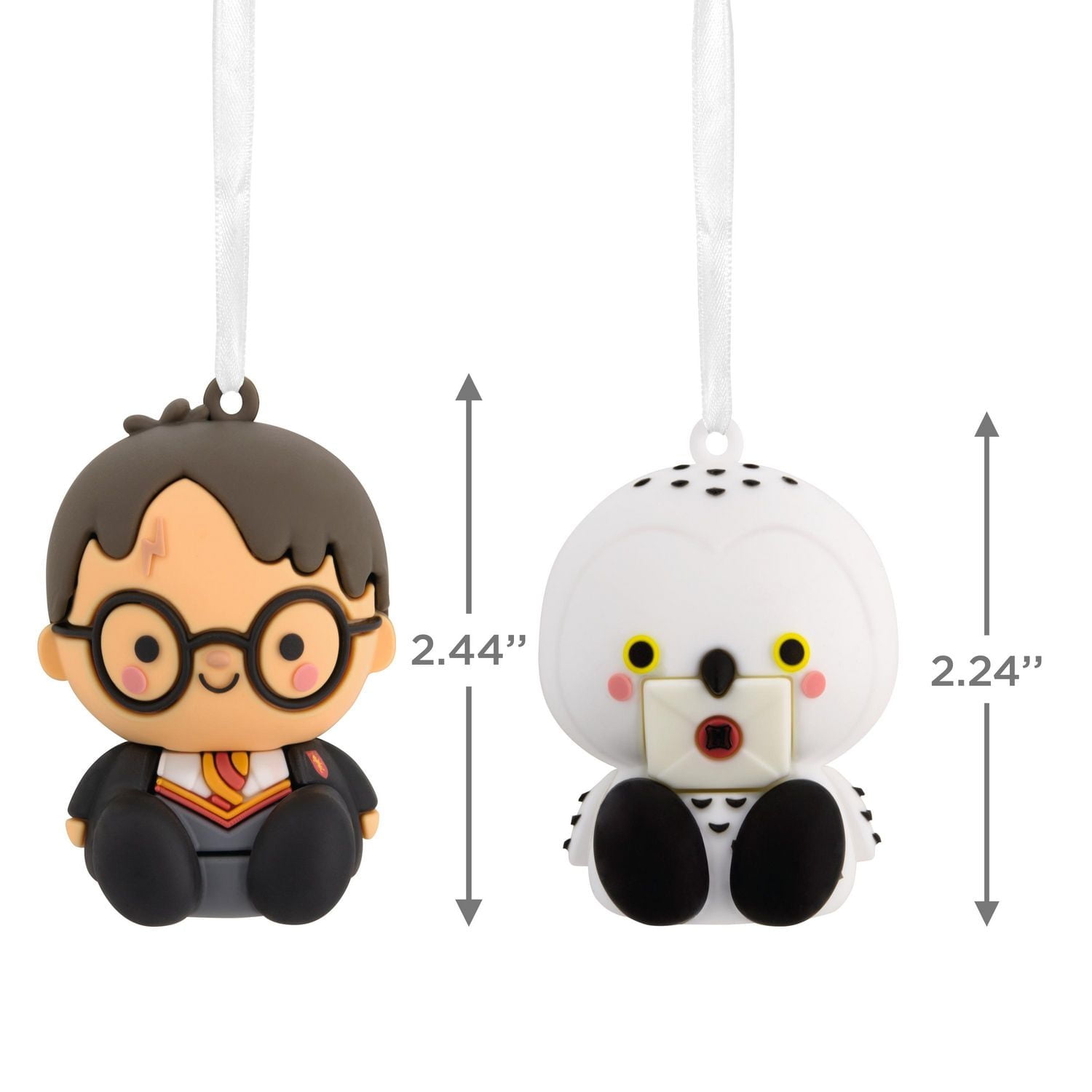 Hallmark Christmas Ornaments (Better Together Harry Potter and Hedwig Magnetic), Set of 2