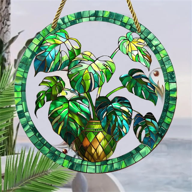 2D Acrylic Window Decoration Pendant Wall Decoration Craftsmanship Pendant Home Hanging