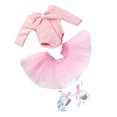 thumbnail image 3 of Conjunto De Zapatos Flacos De Danza De Ballet Sunnimix Vestido De Muñecas para 18 Pulgadas, 3 of 4