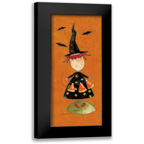 DiPaolo, Dan 8x14 Black Modern Framed Museum Art Print Titled - Trixie Witch