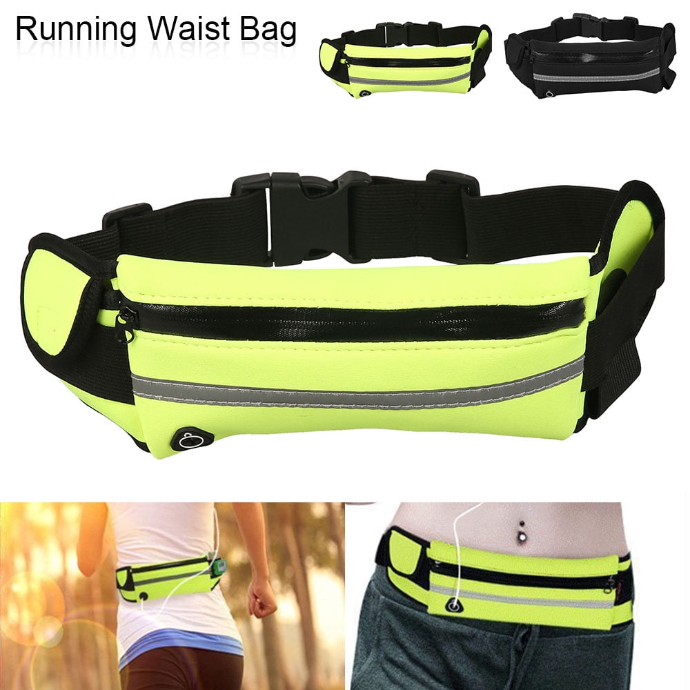 1-5 Packs Runner Waist Belt Bag Pouch Bum Sport Jogging Universal Mobile Pockets 
