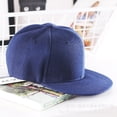thumbnail image 3 of Sports Baseball Cap Blank Solid Color Flat-Edged Peaked Golf Street Cap, 3 of 5