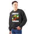thumbnail image 3 of PACMAN Saint Paddys Lucky Charm Sweatshirt for Men or Women Brisco Brands S, 3 of 6