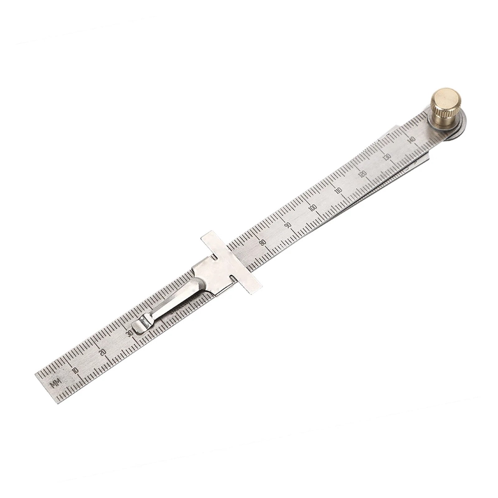 Stainless Steel Wedge Taper Ruler Bore Measurement Feeler Gauges Accessories for Drill Hole 1-150mm ,Easy Identification