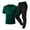 Army Green B, variant on Mens Fall Outfits 2 Piece Crewneck Short Sleeve Shirts and Joggers Sets Casual Sports Track Suits Mens Fashion Clothing Army Green B XXL