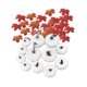 thumbnail image 4 of Modelo de calabazas falsas de 12 Uds., accesorios de espuma para Halloween, herramienta educativa para niños, verduras artificiales DIY para tienda de 3 Tamaños con Hojas, 4 of 8