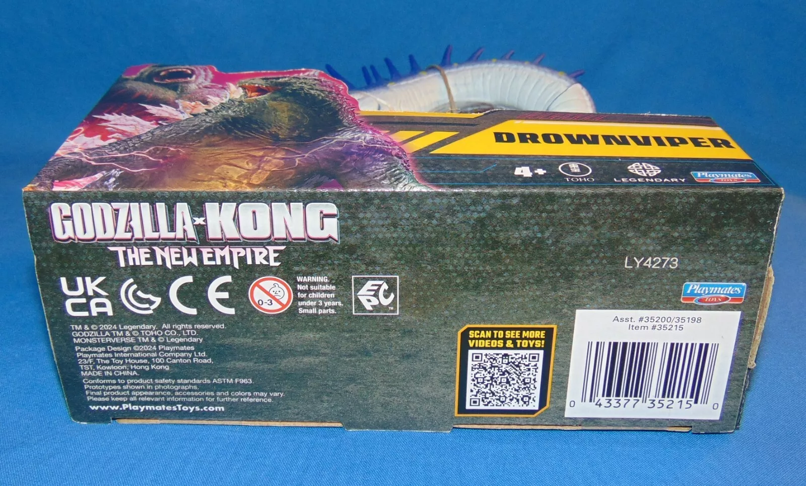 Godzilla x King Kong DROWNVIPER with Removable Head *NEW* 6" 2024 NEW EMPIRE