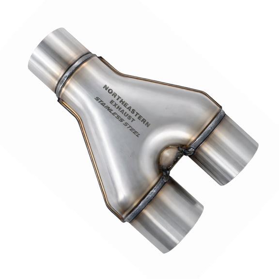 Colt Exhaust 2.5" Stainless Steel Universal Stamped Y-Pipe – Automotive Replacement Part