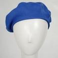thumbnail image 2 of Cotton Beret - 10.5 inch Diameter - ONE SIZE FITS MOST - Blue, 2 of 4