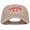Khaki, variant on Canada with Flag Embroidered Low Cap - Black OSFM