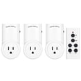thumbnail image 1 of Mistaha Remote Control Outlet Wireless Light Switch Electrical Plug for Household Appliances -- Plug AC 120V (3Rx-1Tx), 1 of 8
