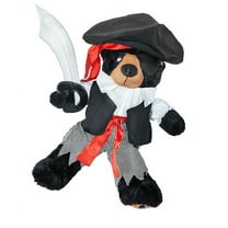 Plush Gear Pirate Boy Costume with Sword for 14"-18" Plush Toys Teddy Bear Dress-Up Outfit