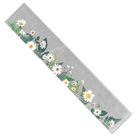 Cute Centimeter Ruler No Scale Plastic Flower Rulers Girly Metric Measuring Rulers 6 Inch Straightruler for Drafting Student Measuring Rulerwooden Ruler; Plastic Ruler; Metal Ruler; Drafting Ruler; S