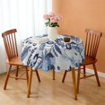 thumbnail image 3 of Round Tablecloth 60x60 Inch Round Spring Summer flower Table Cover for Dinner Party Picnic, 3 of 5