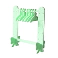 thumbnail image 4 of Soporte de exhibición para joyería Salvador Organizador de soporte 8 Mini perchas Verde, 4 of 10