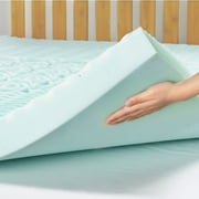Best Price Mattress 4 5-Zone Cooling Gel Memory Foam Mattress Topper, Queen
