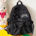 thumbnail image 4 of Bolsa Para La Escuela Süße Reisetasche, bequemer Mädchen-Rucksack mit Fliege, Nylon-Büchertasche (schwarz), 4 of 8