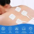thumbnail image 4 of 40 electrodos para dispositivo de estimulación eléctrica TENS/EMS con conector de 2 mm, 40 x 40 cm., 4 of 5