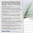 thumbnail image 6 of Simplicity 2026 12 X 24 Inch (Hanging) Monthly Square Wall Calendar Plastic-Free, (Paperback), 6 of 9