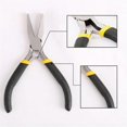 thumbnail image 2 of 8PCs Mini Pliers Set, Long Nose with Teeth, Flat Jaw, Round Curve Needle Diagonal Nose Wire End Cutt, 2 of 5