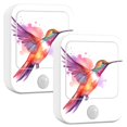 thumbnail image 2 of Bird Colorful Night Lights Plug into Wall LED with Auto Light Sensor Warm Light for Kids Hallway Bedroom Living Room Kitchen Bathroom Set of 2, 2 of 7