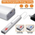 thumbnail image 6 of 30 LED Under Cabinet Lights, USB Rechargeable Closet Lighting kit with Motion Sensor and Magnetic Strip for Wardrobe, Kitchen Wireless Lighting, 2 Pack, 6 of 8