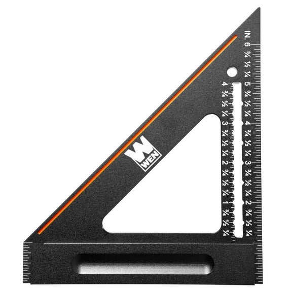 WEN 6-Inch Right Angle Heavy-Duty Precision Imperial Carpenter's Square and Layout Tool (ME006L)