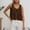 Brown, variant on Daolelai Women's Solid Color Lace Stitching Sweet Slim Fit Camisole