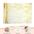 thumbnail image 2 of SNNROO 3 Pieces Gold Table Thin Mesh Table Runner Roll 11 x 180 Inches Gold Table Decorations for Party Glitter Table Runner Rectangle Thin Table Cloths for Wedding Baby Shower Birthday, 2 of 6