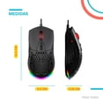 thumbnail image 2 of Mouse GAMER de juego Alambrico con carcasa y Luz LED RGB TITANO TT-MBK-02, 2 of 7