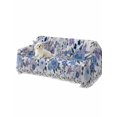thumbnail image 2 of Boho Blue Flower Couch Cover, Spring Watercolor Country Floral Plant Sofa Cover Blanket for 3 Cushion Couch, Sectional Sofa Slipcover Furniture Protector for Living Room Bedroom 71''x134'', 2 of 9