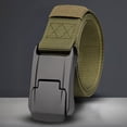 thumbnail image 1 of Cinturón militar de nailon, cinturón táctico unisex resistente para hombres y mujeres (verde), 1 of 5