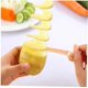thumbnail image 1 of 1 cuchillo mágico para patatas, cortador en espiral de zanahoria, modelo de corte, herramientas de cocina, rollo de frutas y verduras, cortador en espiral de flores, cuchillo para patatas rosa Sailing Electrónica, 1 of 5