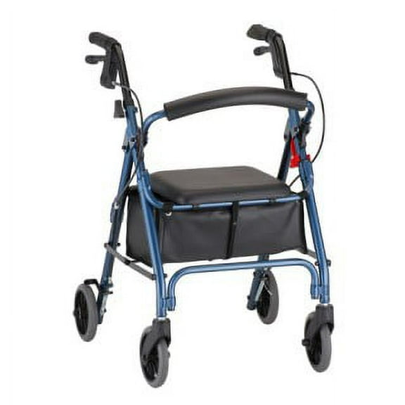 Rollator Nova GetGo Petite Aluminum Rolling Walker Weight Capacity 300 lbs (Blue)