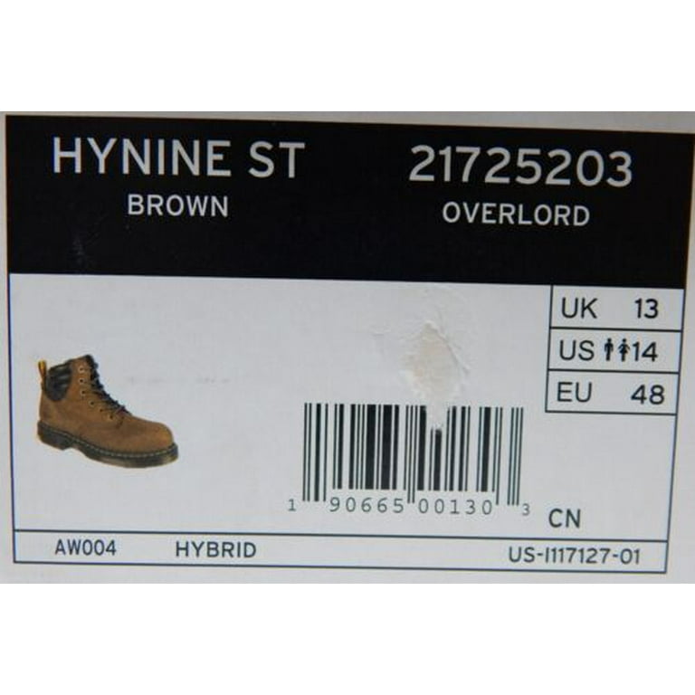 Dr. Martens Hynine ST Size 14 M EU 47 Men s Leather Steel Toe Safety Work Boots