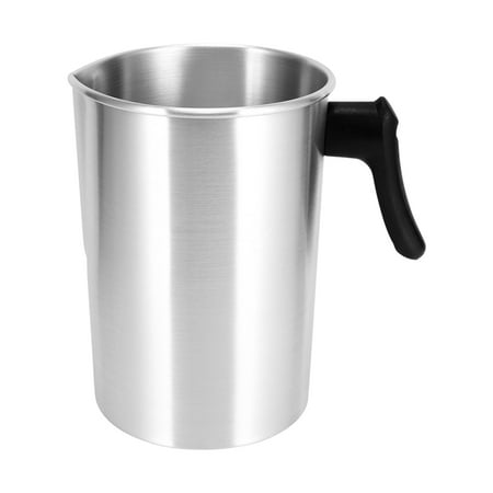 

4 Pounds Candle Making Pouring Pot Aluminum Construction Candle Making Pitcher Pouring Spout Wax Melting Pot