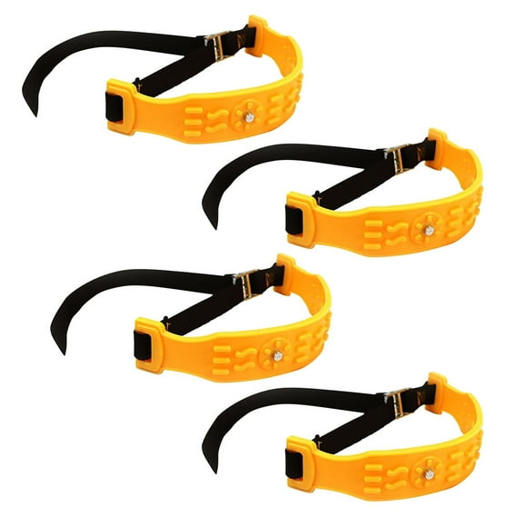 Hxlamzoo 4PCS Heavy-Duty Universal Automobile Tire Snow Chains for All-Season Use - Thickened Winter Traction for 175-295 Tire Sizes