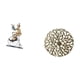 thumbnail image 5 of Juego de figuras de , estatua de , escultura, adorno de mesa, escultura de pared de metal, decoración de espejo de cristal hecha de resina, 5 of 8