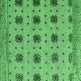 thumbnail image 1 of Ahgly Company Indoor Square Abstract Emerald Green Modern Area Rugs, 8' Square, 1 of 4