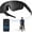 Black, variant on Desiso AI Smart Glasses with 4K Camera, POV Sports Video Recording & Photo Capture, IP54 Waterproof Outdoor Sport Sunglasses for Cycling, Running, Hiking and Outdoor Activities(Blue&Black)