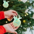 thumbnail image 5 of Christmas Ornaments, Yellow Foam Candy Ball Ornament with Colorful Beads Christmas Tree Hanging Decoration Shatterproof Lightweight Holiday Home Party Decor 2025 Trend Collection, 5 of 6