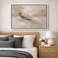 thumbnail image 4 of Framed Canvas Print Neutral Abstract Wall Art Minimalist Modern Decorative for Living Room Bedroom - 24"x36" WHITE, 4 of 8