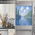 thumbnail image 3 of Yayeee Magnetic Dishwasher Cover for The Front Decoration Home Kitchen Machine Sticker Protector, Blue Sky and River, 3 of 6