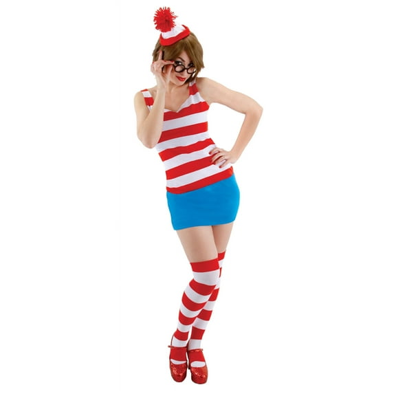 Elope - Women's Where's Waldo Costume - Adult L/XL (14 - 16)