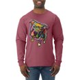 thumbnail image 1 of Dean Russo Some Angels Dog Lover Mens Long Sleeve Shirt, Vintage Heather Red, XX-Large, 1 of 6