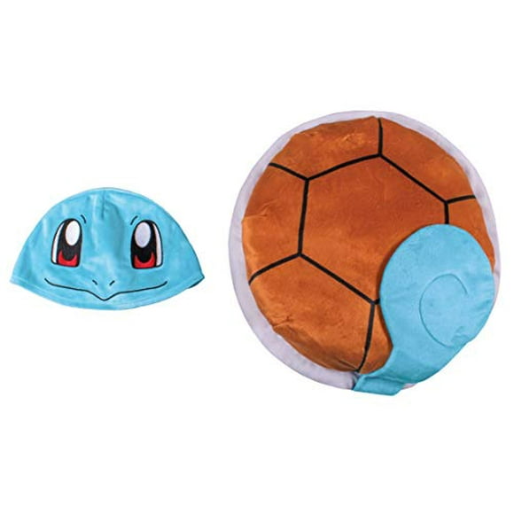 Disguise Kit d'Accessoires Pokemon Squirtle, Bleu et Marron, Taille Adulte
