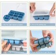 thumbnail image 3 of Bandejas para cubitos de hielo resistentes a la temperatura, base de silicona de fácil liberación y material de calidad alimentaria, sin BPA y con certificación Lfgb para un uso seguro, bandejas para, 3 of 5