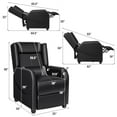 thumbnail image 3 of Giantex Fauteuil Inclinable, Sofa Inclinable de Massage Sofa Simple Siège de Cinéma Maison Fauteuil de Lecture, Gris, 3 of 7