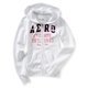 thumbnail image 1 of Aeropostale Womens Full Zip Nyc Ath Sudadera, Blanco, Grande Aeropostale Camisa de entrenamiento, 1 of 2