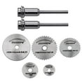 thumbnail image 4 of AQGT 7Pcs HSS Circular Cutting Disc Saw Blades Pole Set Wood Rotary Drill Accessories, 4 of 8